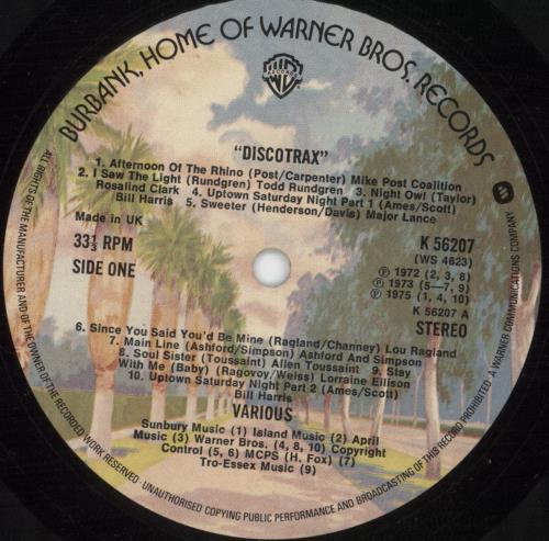 Various Artists Discotrax vinyl LP album (LP record) UK VARLPDI561958