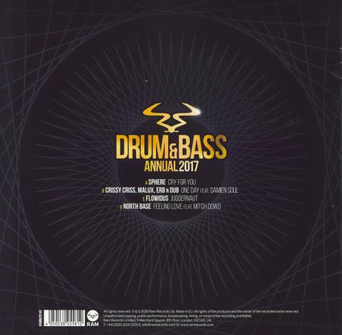 Various Artists Drum & Bass Annual 2017 12" vinyl single (12 inch record / Maxi-single) UK VAR12DR830226