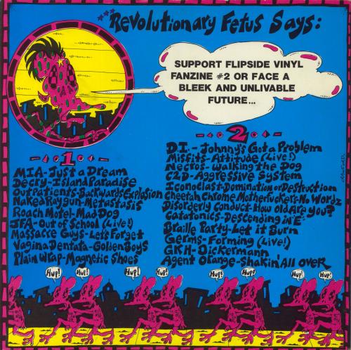 Various Artists Flipside Vinyl Fanzine Vol 2 - VG vinyl LP album (LP record) US VARLPFL833857