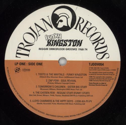 Various Artists Funky Kingston (Reggae Dance Floor Grooves 1968 -74) 2-LP vinyl record set (Double LP Album) UK VAR2LFU866784