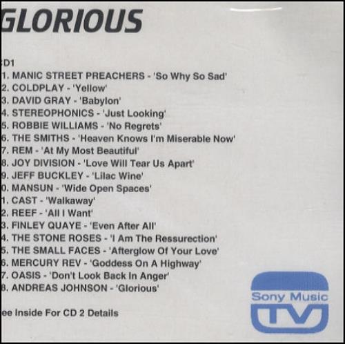 Various Artists Glorious CD-R acetate UK VARCRGL265352