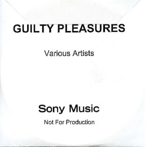Various Artists Guilty Pleasures CD-R acetate UK VARCRGU302065