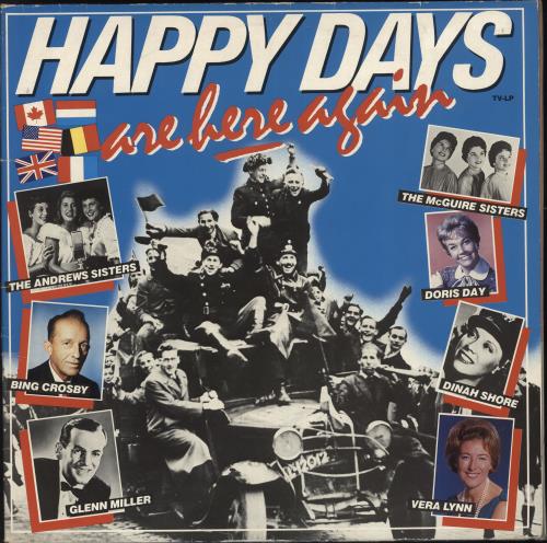 Various Artists Happy Days Are Here Again 2-LP vinyl record set (Double LP Album) Dutch VAR2LHA722454