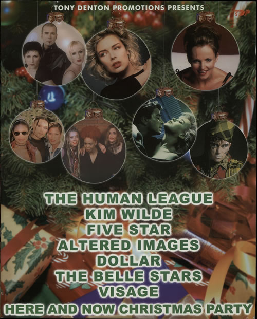 Various Artists Here And Now Christmas Party tour programme UK VARTRHE636684