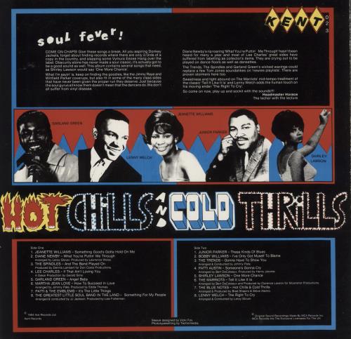 Various Artists Hot Chills & Cold Thrills vinyl LP album (LP record) UK VARLPHO869186