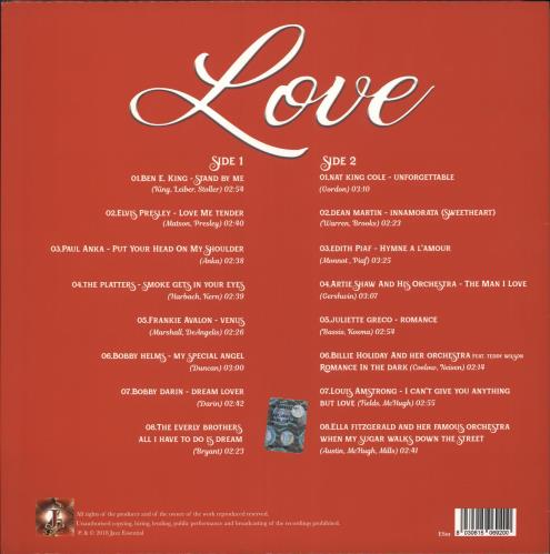 Various Artists Love vinyl LP album (LP record) UK VARLPLO737408