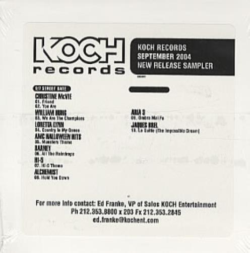 Various Artists New Release Sampler CD album (CDLP) US VARCDNE314063