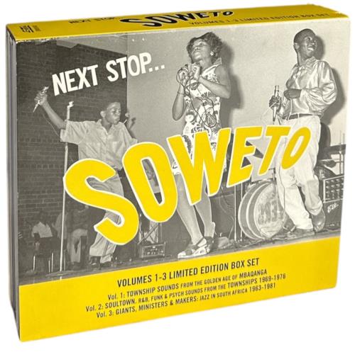 Various Artists Next Stop... Soweto (Volumes 1-3 Limited Edition Box Set) 4-CD album set UK VAR4CNE876465