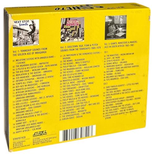 Various Artists Next Stop... Soweto (Volumes 1-3 Limited Edition Box Set) 4-CD album set UK VAR4CNE876465