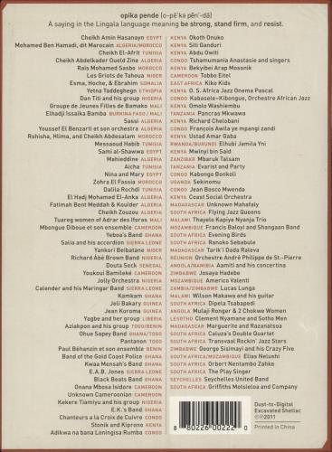 Various Artists Opika Pende : Africa At 78 RPM CD Album Box Set US VARDXOP876371