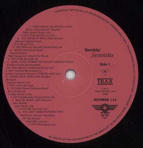 Various Artists Rockin' Seventies vinyl LP album (LP record) UK VARLPRO622471