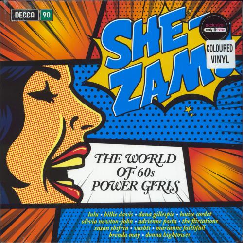 Various Artists She-Zam! The World Of 60s Power Girls - Yellow Neon Vinyl vinyl LP album (LP record) UK VARLPSH830099