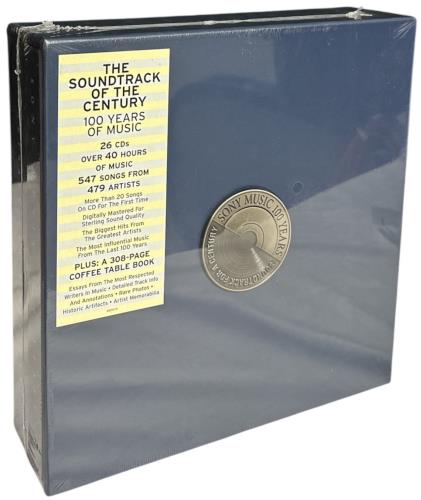 Various Artists Sony Music 100 Years: Soundtrack For A Century - Sealed CD Album Box Set US VARDXSO874114