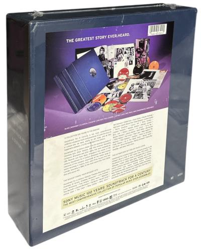 Various Artists Sony Music 100 Years: Soundtrack For A Century - Sealed CD Album Box Set US VARDXSO874114