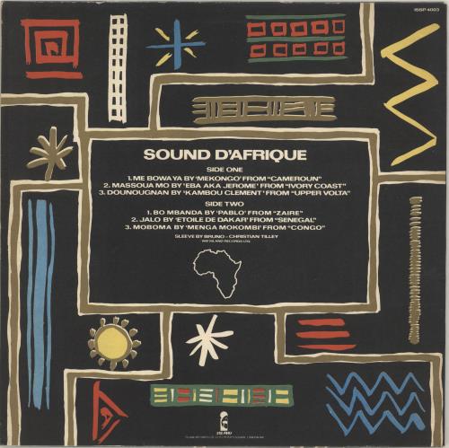 Various Artists Sound D'Afrique vinyl LP album (LP record) UK VARLPSO702606