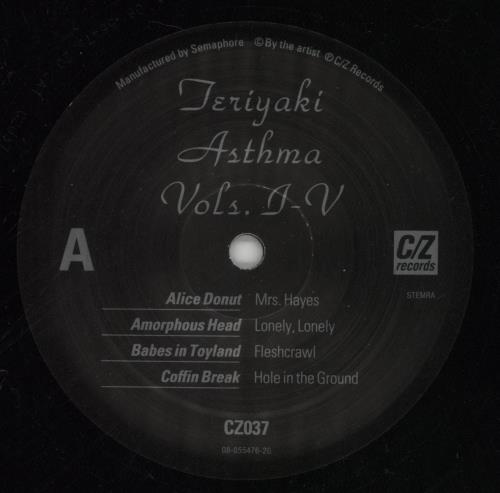 Various Artists Teriyaki Asthma Vols. I-V - EX 2-LP vinyl record set (Double LP Album) Dutch VAR2LTE863609
