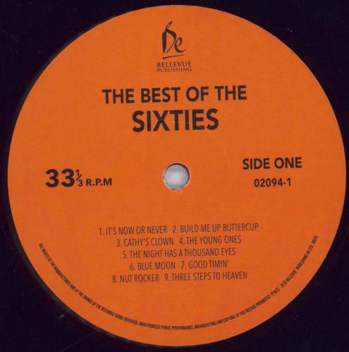 Various Artists The Best Of The Sixties 2-LP vinyl record set (Double LP Album) UK VAR2LTH832558