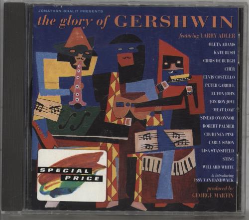 Various Artists The Glory Of Gershwin Featuring Larry Adler CD album (CDLP) UK VARCDTH37301