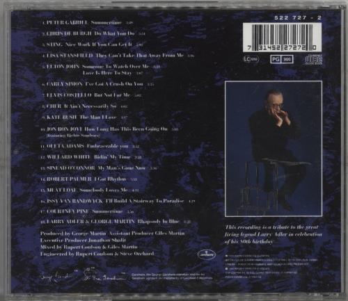 Various Artists The Glory Of Gershwin Featuring Larry Adler CD album (CDLP) UK VARCDTH37301