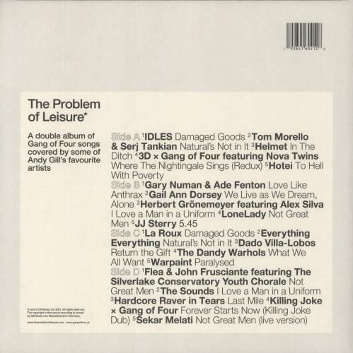 Various Artists The Problem Of Leisure: A Celebration Of Andy Gill & Gang Of Four - Black Vinyl vinyl LP album (LP record) UK VARLPTH881920