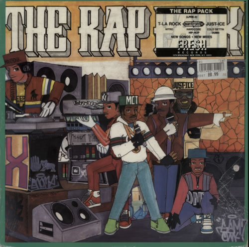 Various Artists The Rap Pack vinyl LP album (LP record) US VARLPTH619101