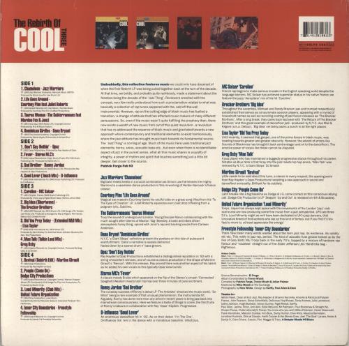 Various Artists The Rebirth Of Cool Three 2-LP vinyl record set (Double LP Album) UK VAR2LTH861772