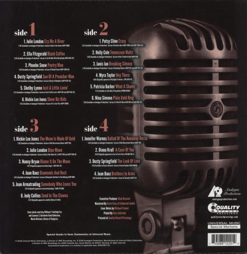 Various Artists The Wonderful Sounds Of Female Vocals - 200gm Vinyl 2-LP vinyl record set (Double LP Album) US VAR2LTH866894