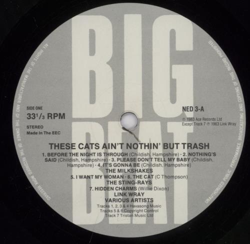 Various Artists These Cats Ain't Nothin' But Trash vinyl LP album (LP record) UK VARLPTH893320