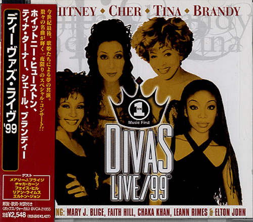 Various Artists VH1 Divas Live '99 CD album (CDLP) Japanese VARCDVH589015