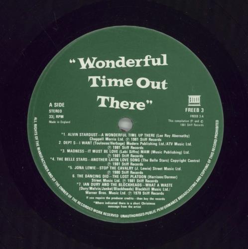 Various Artists Wonderful Time Out There vinyl LP album (LP record) UK VARLPWO634487