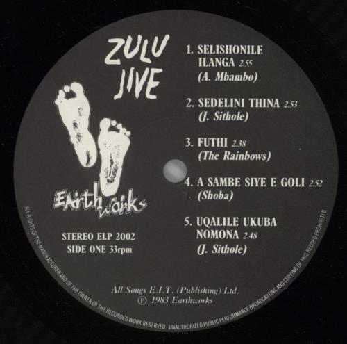 Various Artists Zulu Jive/Umbaqanga vinyl LP album (LP record) UK VARLPZU703286