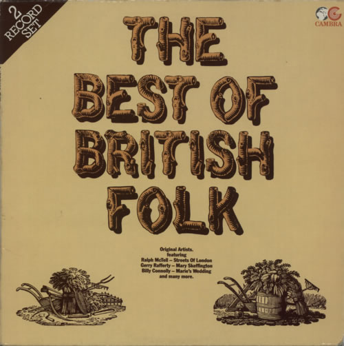 VariousFolk The Best Of British Folk UK 2LP vinyl record set (Double