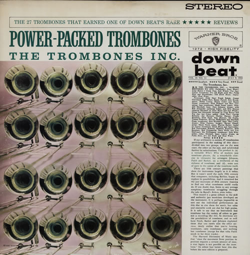 VariousJazz The Trombones, Inc. Japanese vinyl LP album (LP record