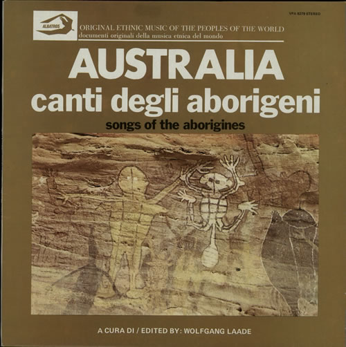 VariousWorld Music Australia Canti Degli Aborigeni Italian vinyl LP