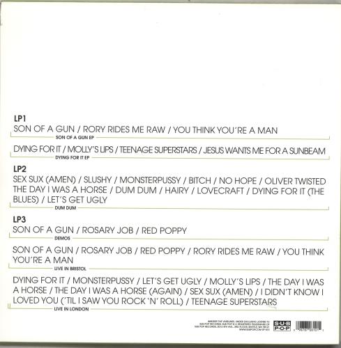 Vaselines Enter The Vaselines 3-LP vinyl record set (Triple LP Album) US VAS3LEN470937