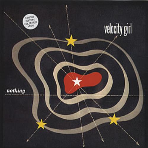 Velocity Girl Nothing - Red Vinyl 7" vinyl single (7 inch record / 45) UK VCT07NO317054