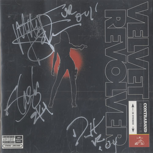 Velvet Revolver Contraband - Autographed CD album (CDLP) US VVRCDCO520982