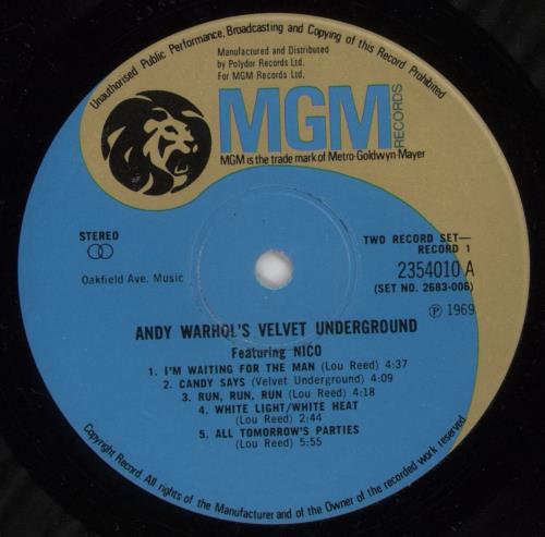 Velvet Underground Andy Warhol's Velvet Underground Featuring Nico 2-LP vinyl record set (Double LP Album) UK VUN2LAN871791