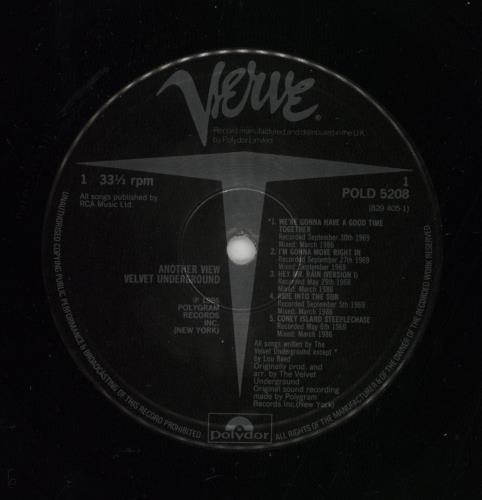 Velvet Underground Another View - Gold promo stamped vinyl LP album (LP record) UK VUNLPAN589893