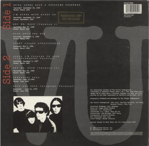 Velvet Underground Another View - Gold promo stamped vinyl LP album (LP record) UK VUNLPAN589893