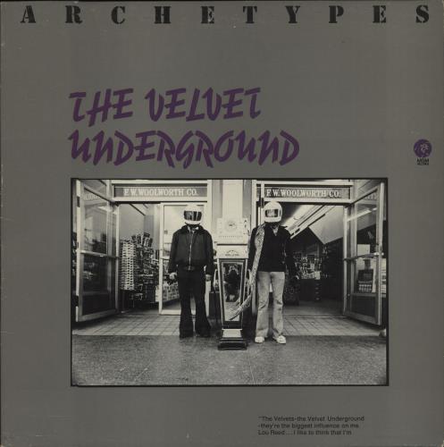 Velvet Underground Archetypes vinyl LP album (LP record) US VUNLPAR180881