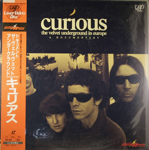 Velvet Underground Curious - The Velvet Underground laserdisc / lazerdisc Japanese VUNLZCU559032