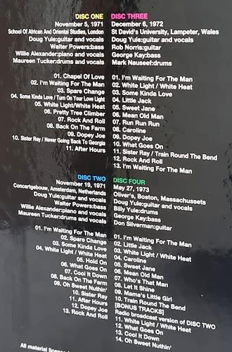 Velvet Underground Final VU Live 1971-1973 4-CD album set Japanese VUN4CFI410142