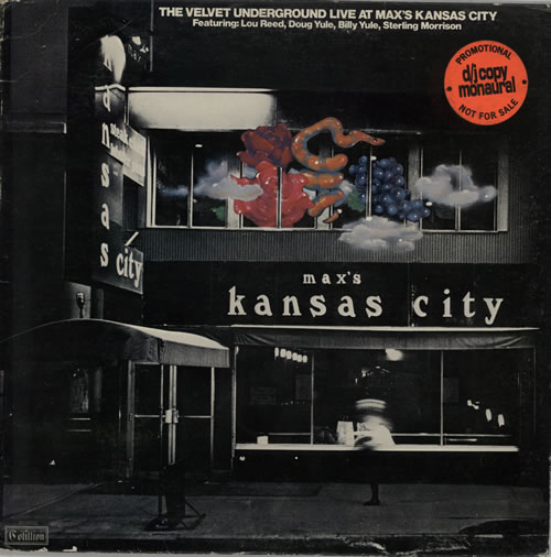 Velvet Underground Live At Max's Kansas City - VG/EX vinyl LP album (LP record) US VUNLPLI574174