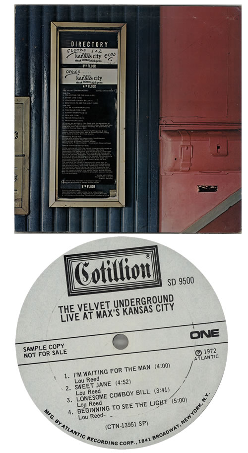 Velvet Underground Live At Max's Kansas City - VG/EX vinyl LP album (LP record) US VUNLPLI574174