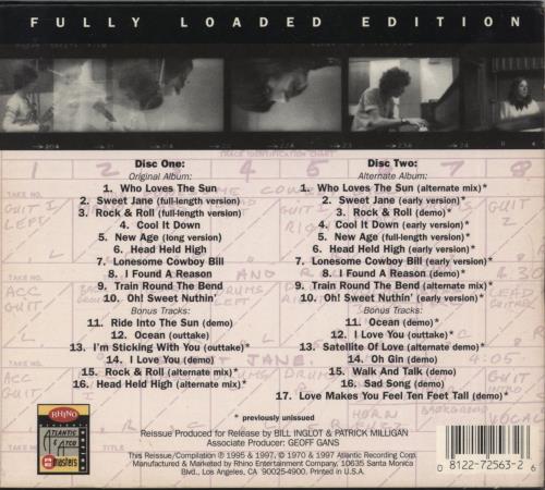Velvet Underground Loaded - Fully Loaded Edition 2 CD album set (Double CD) US VUN2CLO442170