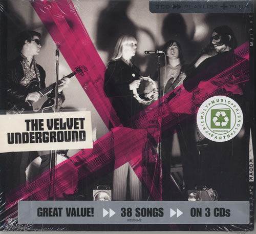 Velvet Underground Playlist Plus 3-CD album set (Triple CD) US VUN3CPL450089