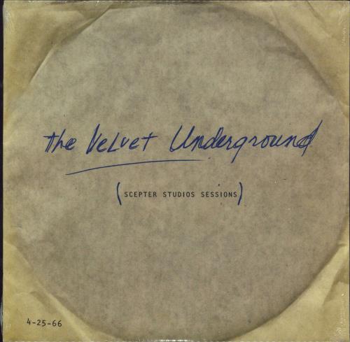 Velvet Underground Scepter Studios Sessions - Un-Numbered + Shrink vinyl LP album (LP record) US VUNLPSC796170
