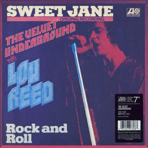 Velvet Underground Sweet Jane - RSD12 7" vinyl single (7 inch record / 45) UK VUN07SW683135