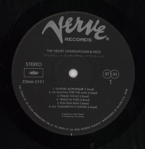 Velvet Underground The Velvet Underground & Nico + obi - EX vinyl LP album (LP record) Japanese VUNLPTH429523